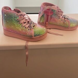 Worn a few times, still in good condition. Lola the Boys sneakers size 10T